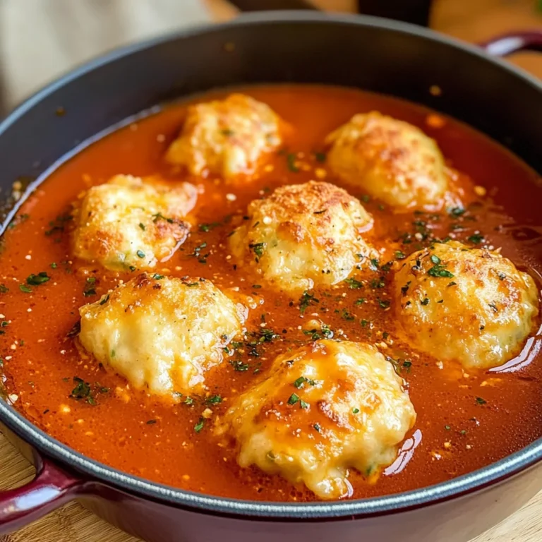 Tomato Dumpling Soup