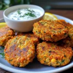Ultimate Mediterranean Lemon Chickpea Patties with Yogurt Sauce