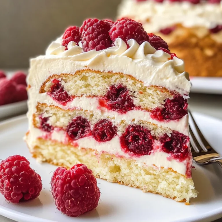 White Chocolate Raspberry Dream Cake