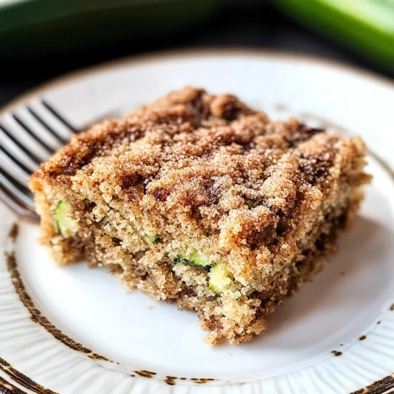 Zucchini Coffee Cake Recipe
