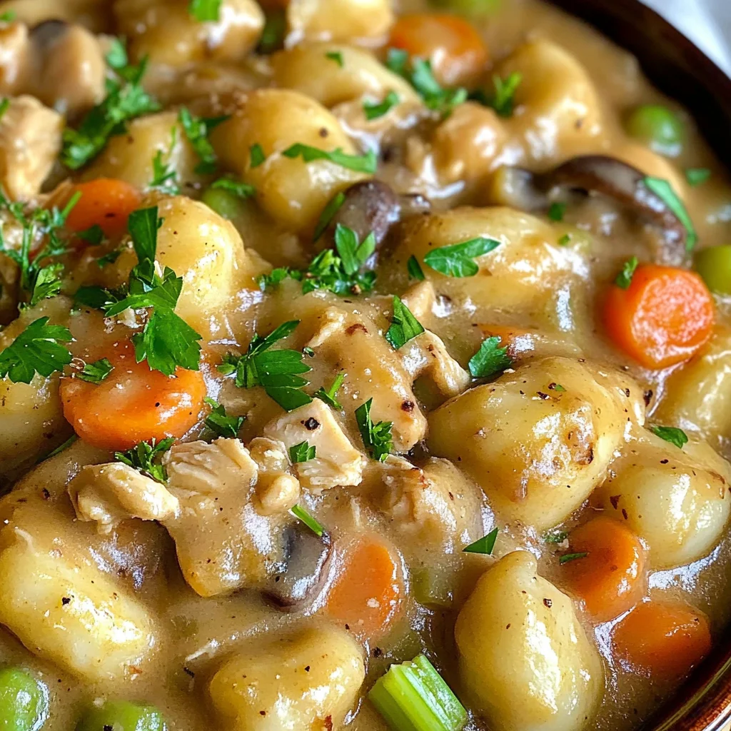 one pot gnocchi chicken pot pie