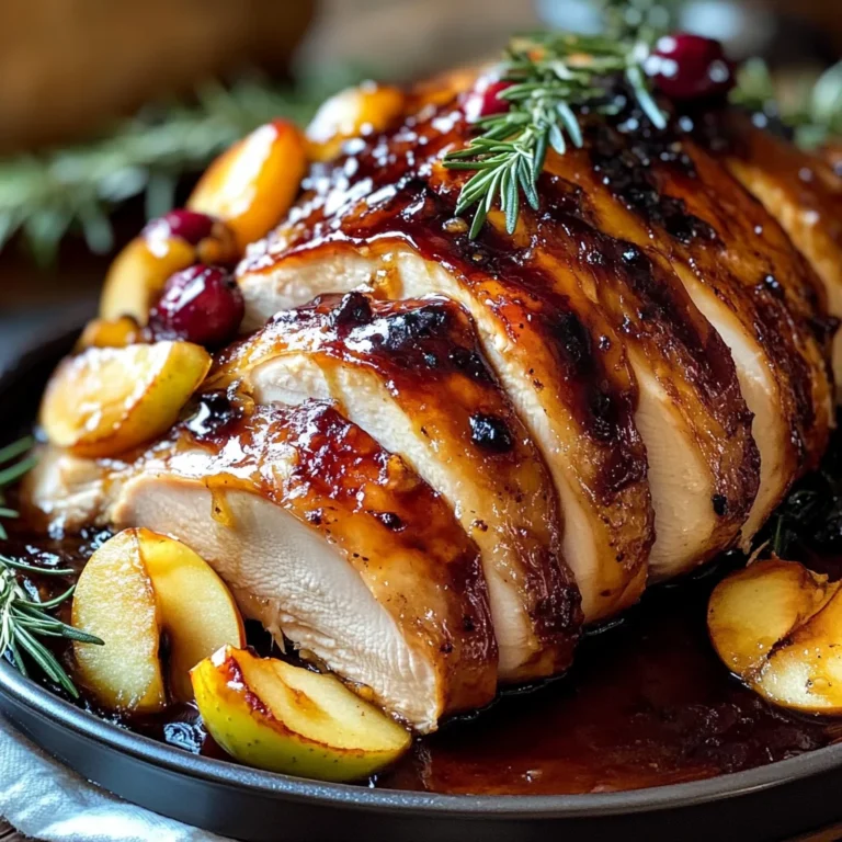 Apple Cider Glazed Turkey Breast