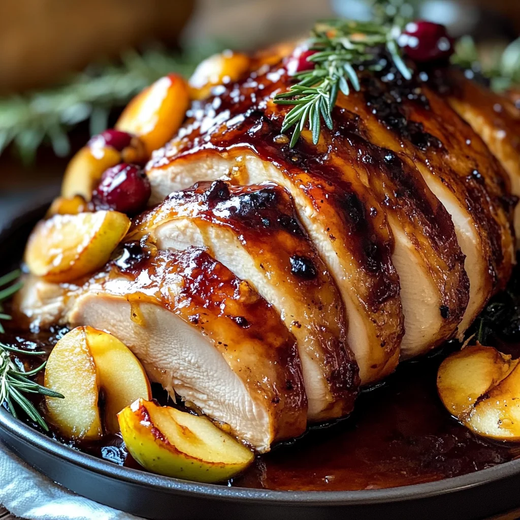 Apple Cider Glazed Turkey Breast