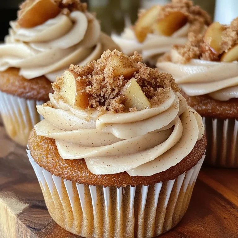 Apple Crumble Cupcakes