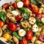 Bruschetta Pasta Salad With Mini Mozzarella Balls