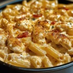 Cajun Cream Cheese Chicken Pasta Bake Recipe