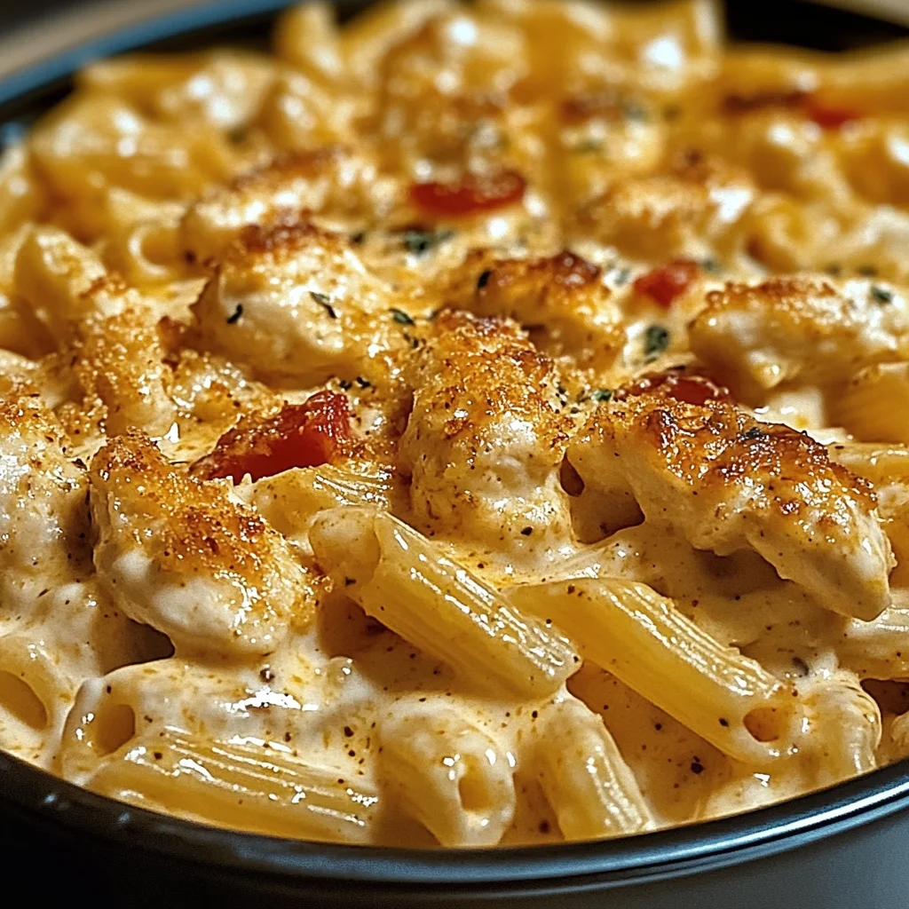 Cajun Cream Cheese Chicken Pasta Bake Recipe