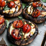 Caprese Stuffed Portobello Mushrooms