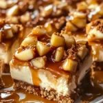 Caramel Apple Cheesecake Bars