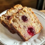 Cherry Almond Poppyseed Quick Bread