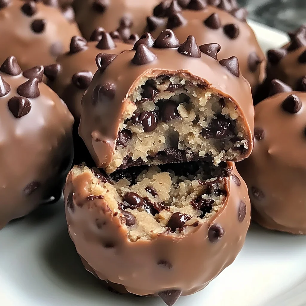 Chocolate Chip Cookie Dough Protein Balls!