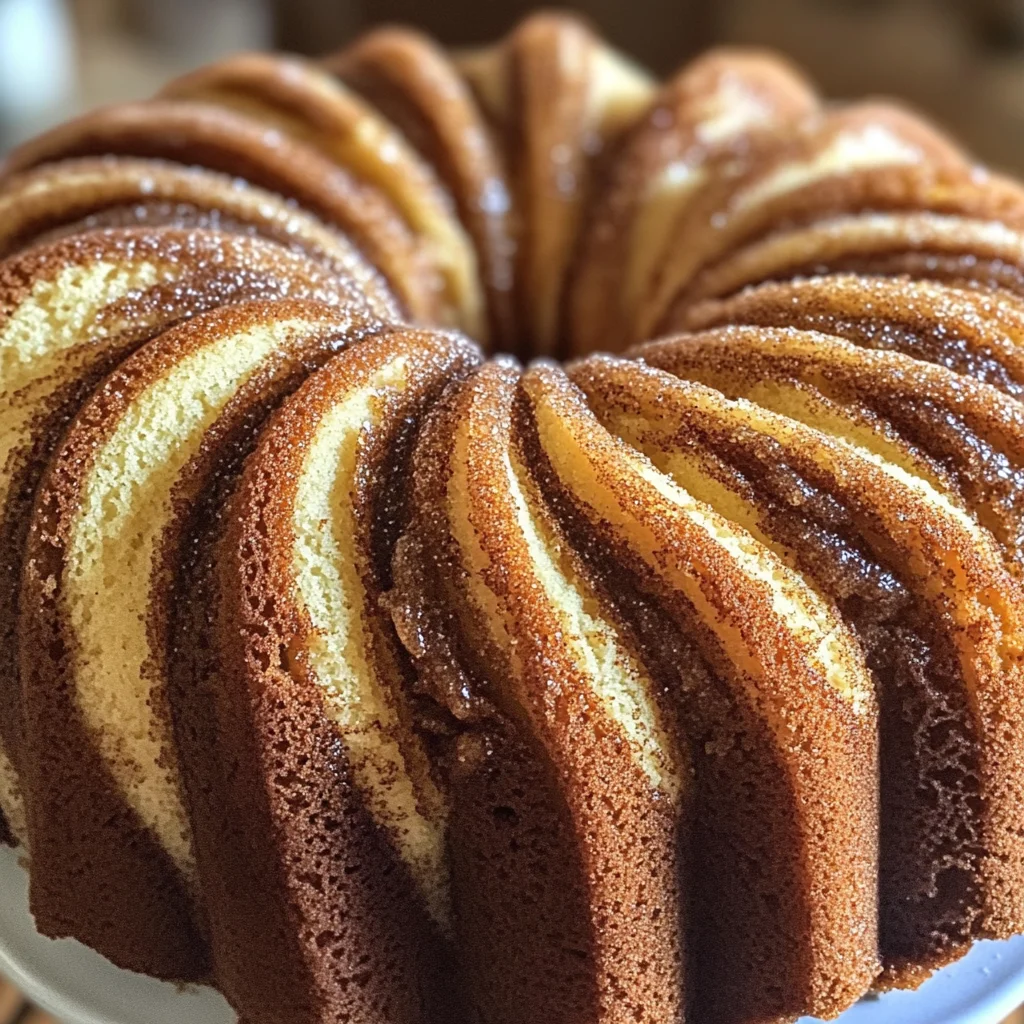 Cinnamon Swirl Bundt Cake