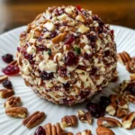 Cranberry Pecan Goat Cheese Ball