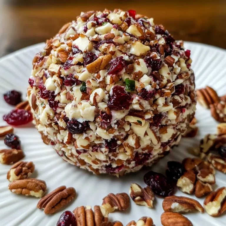 Cranberry Pecan Goat Cheese Ball