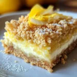 Creamy Lemon Cheesecake Crumb Bars Recipe