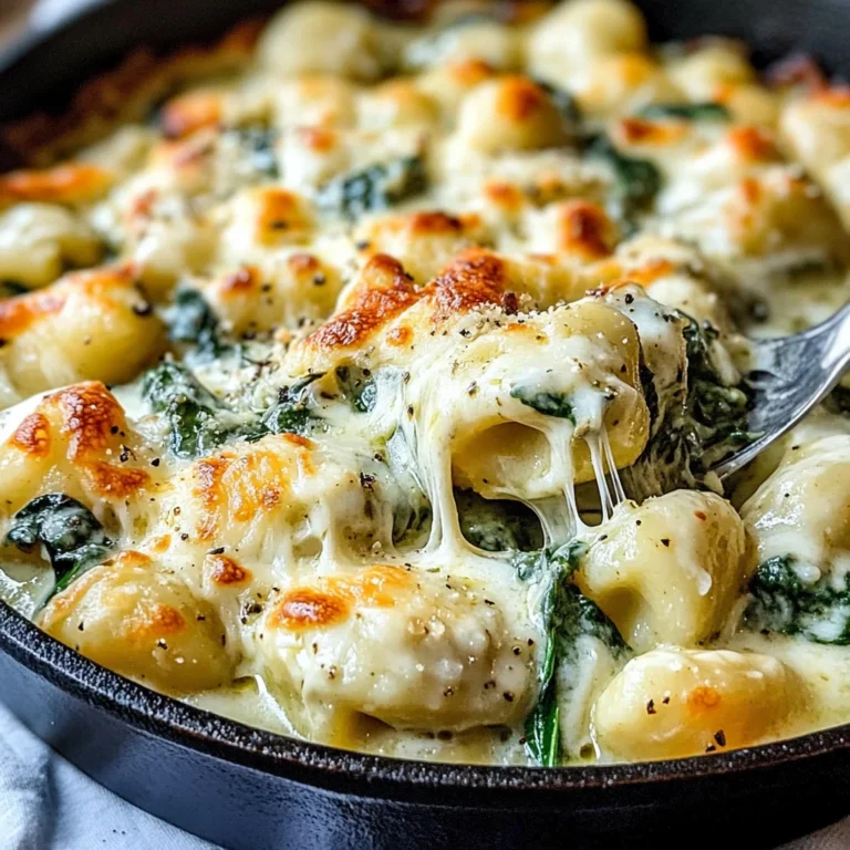 Creamy Pesto Gnocchi with Spinach and Artichokes
