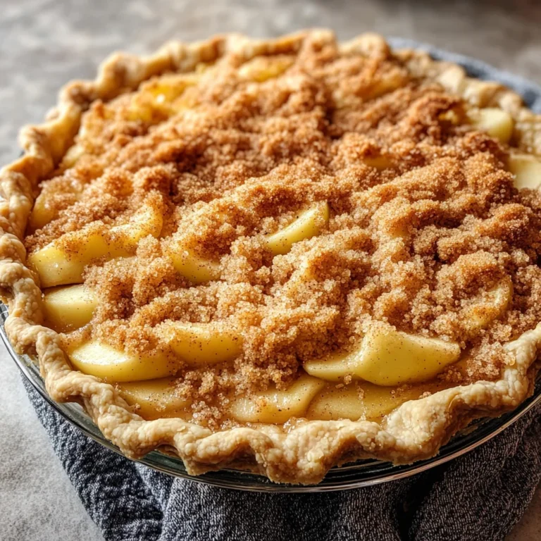Dutch Apple Pie (with a Buttery Crumb Topping)