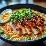 Fiery Chicken Ramen : Bold & Comforting