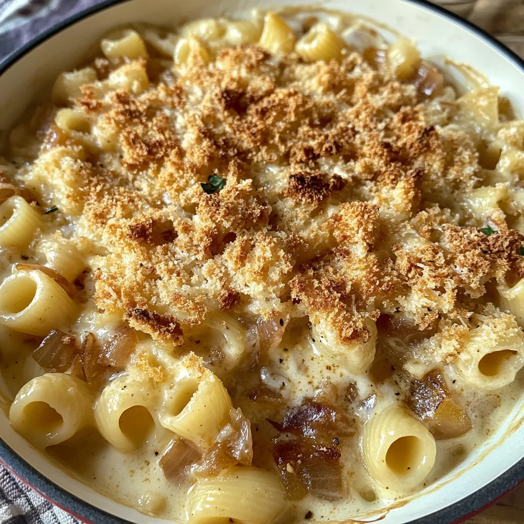French Onion Soup Pasta Recipe