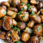 Garlic Butter Mushrooms & Onions