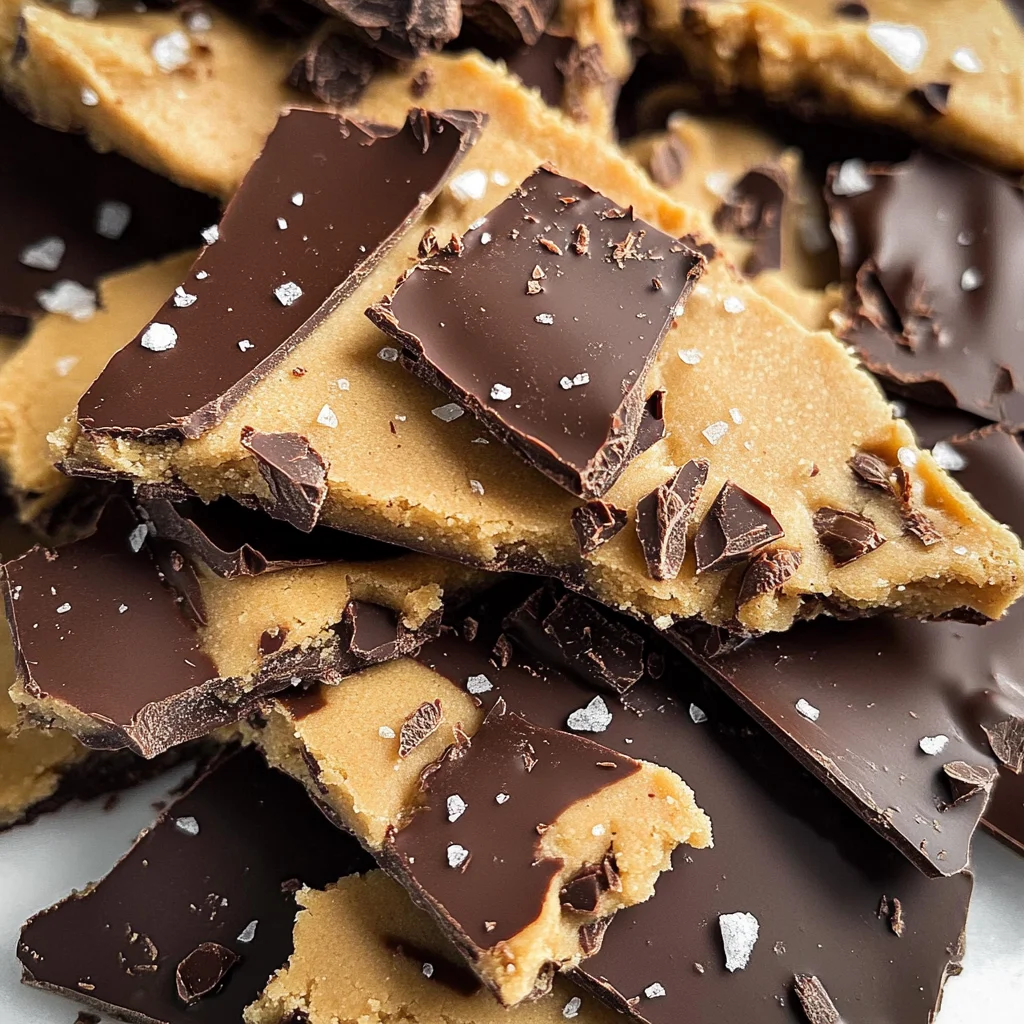 Healthy Cookie Dough Bark