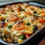 High-Protein Cottage Cheese Veggie Bake Recipe