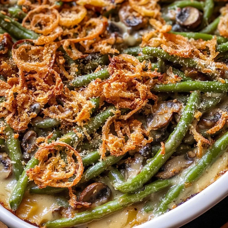 Homemade Green Bean Casserole