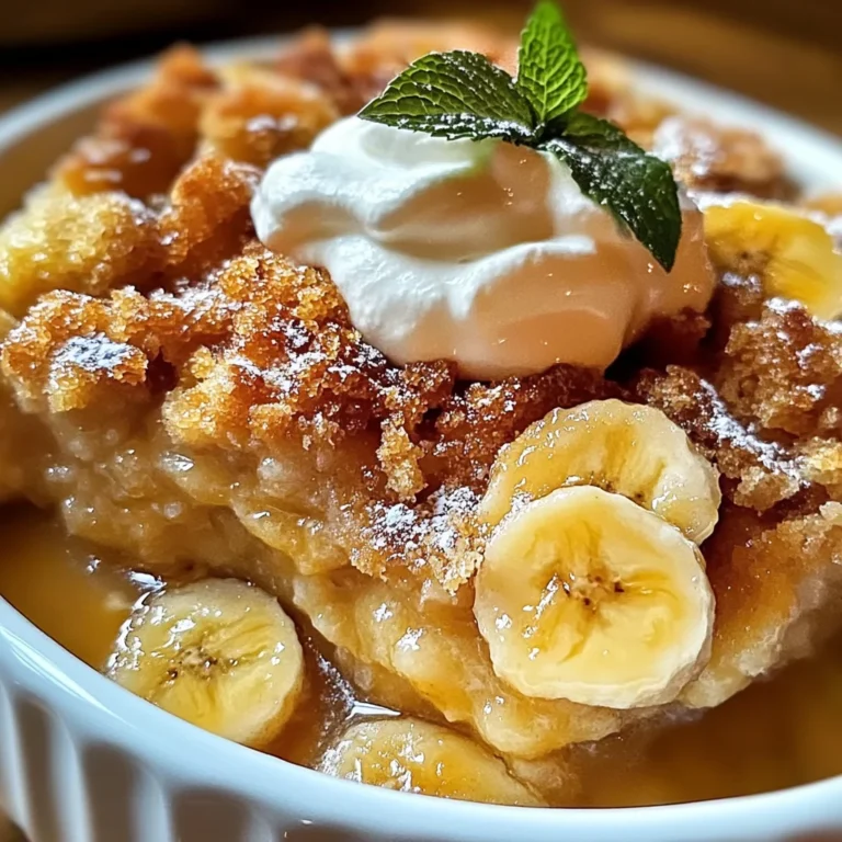 Irresistible Southern Banana Cobbler Recipe Sweet Delight