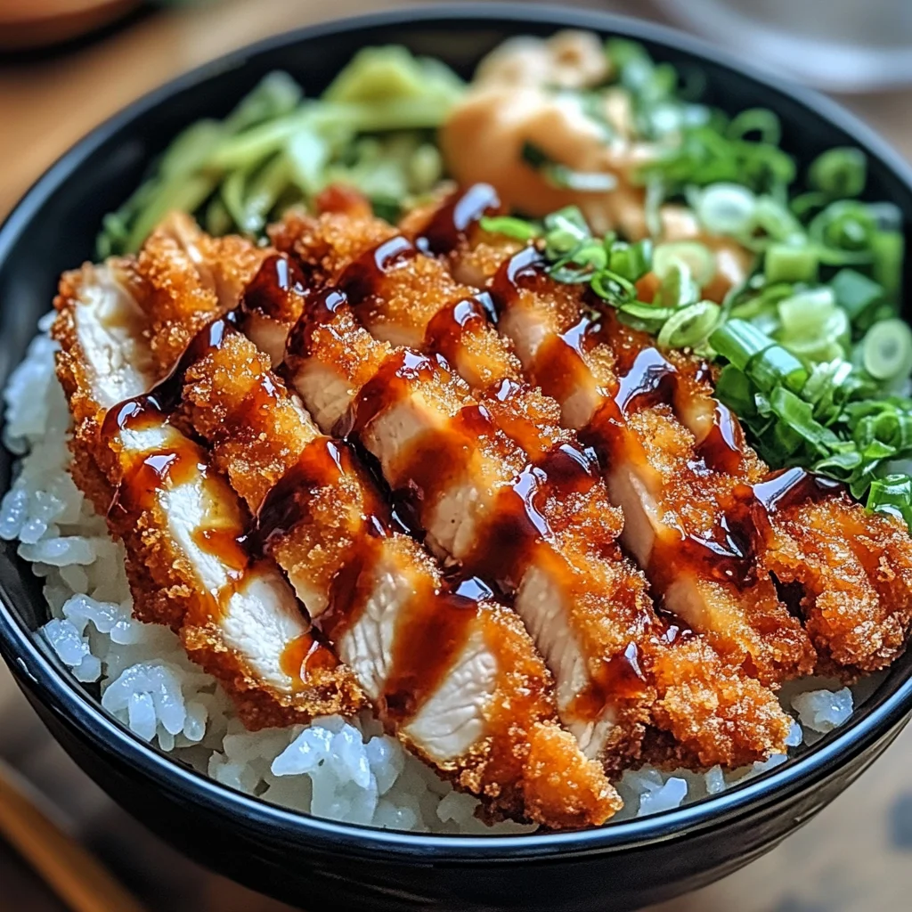Japanese Katsu Bowls with Tonkatsu Sauce