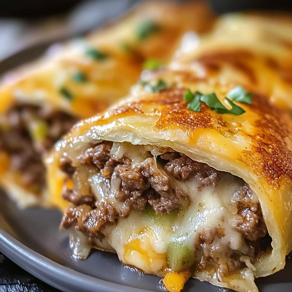 Keto Philly Cheesesteak Rolls