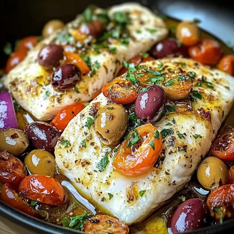 Mediterranean Baked Fish