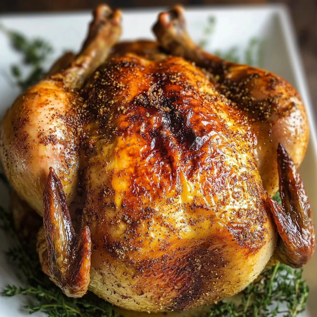 Oven Roasted Whole Chicken