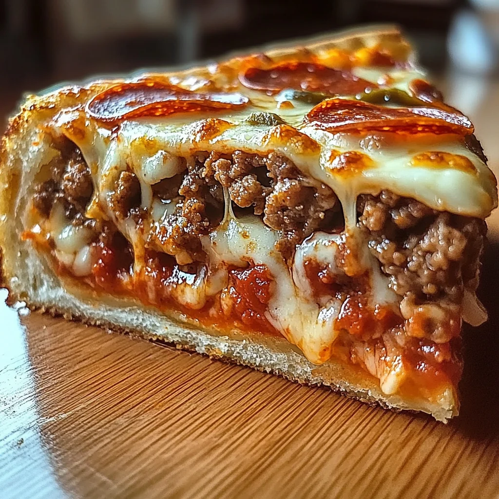 Pizza Burger Pie: A Delicious Twist on Classic Flavors