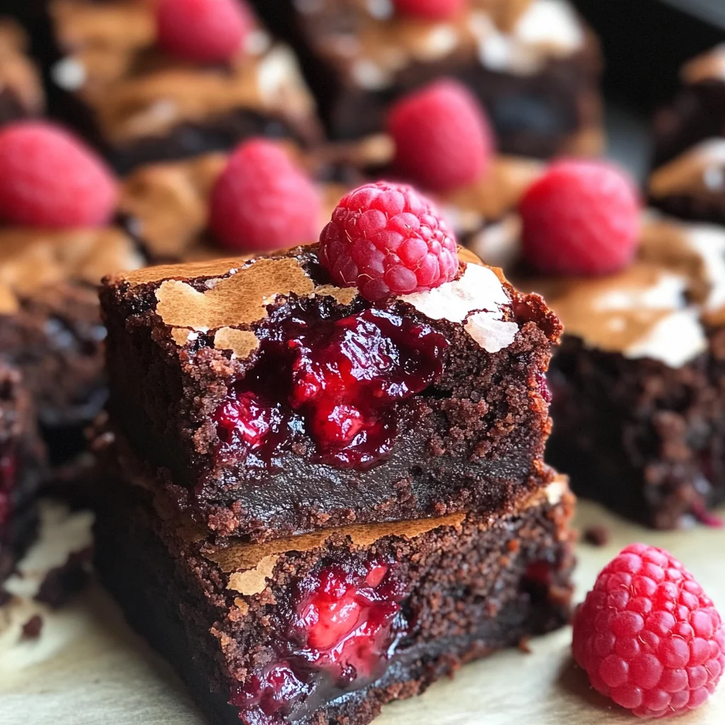 Raspberry Brownies
