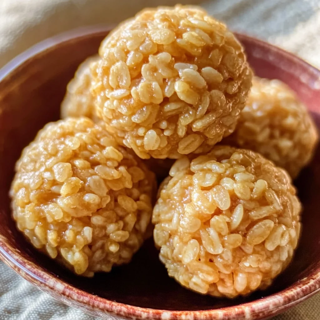 Rice Crispy Peanut Butter Balls