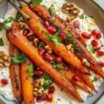 Roasted Carrots with Vegan Ricotta