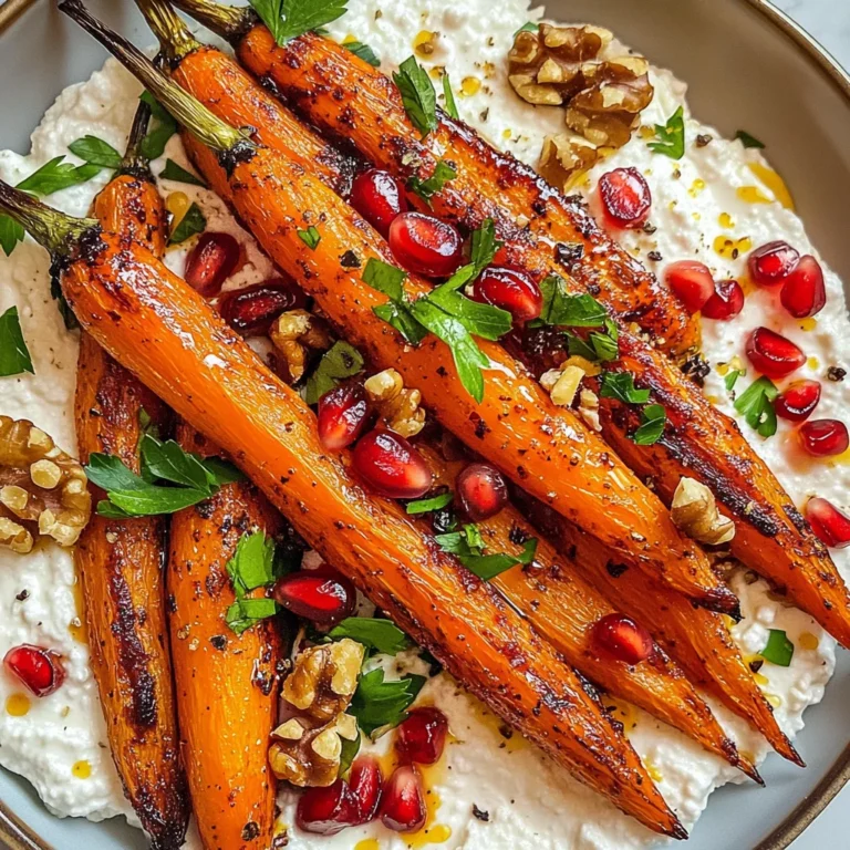 Roasted Carrots with Vegan Ricotta