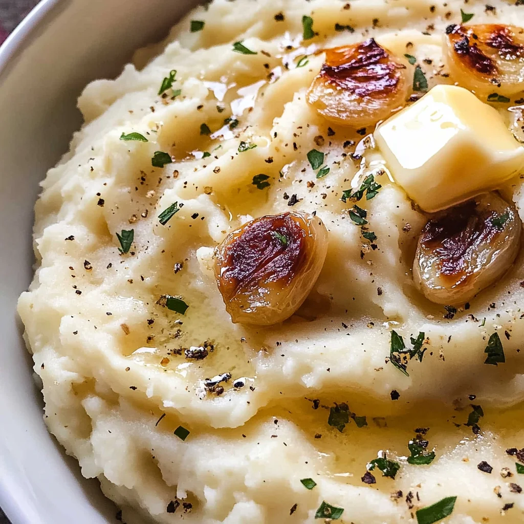 Roasted Garlic Mashed Potatoes
