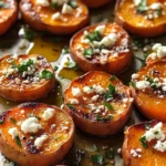 Roasted Sweet Potato Rounds with Honey & Feta