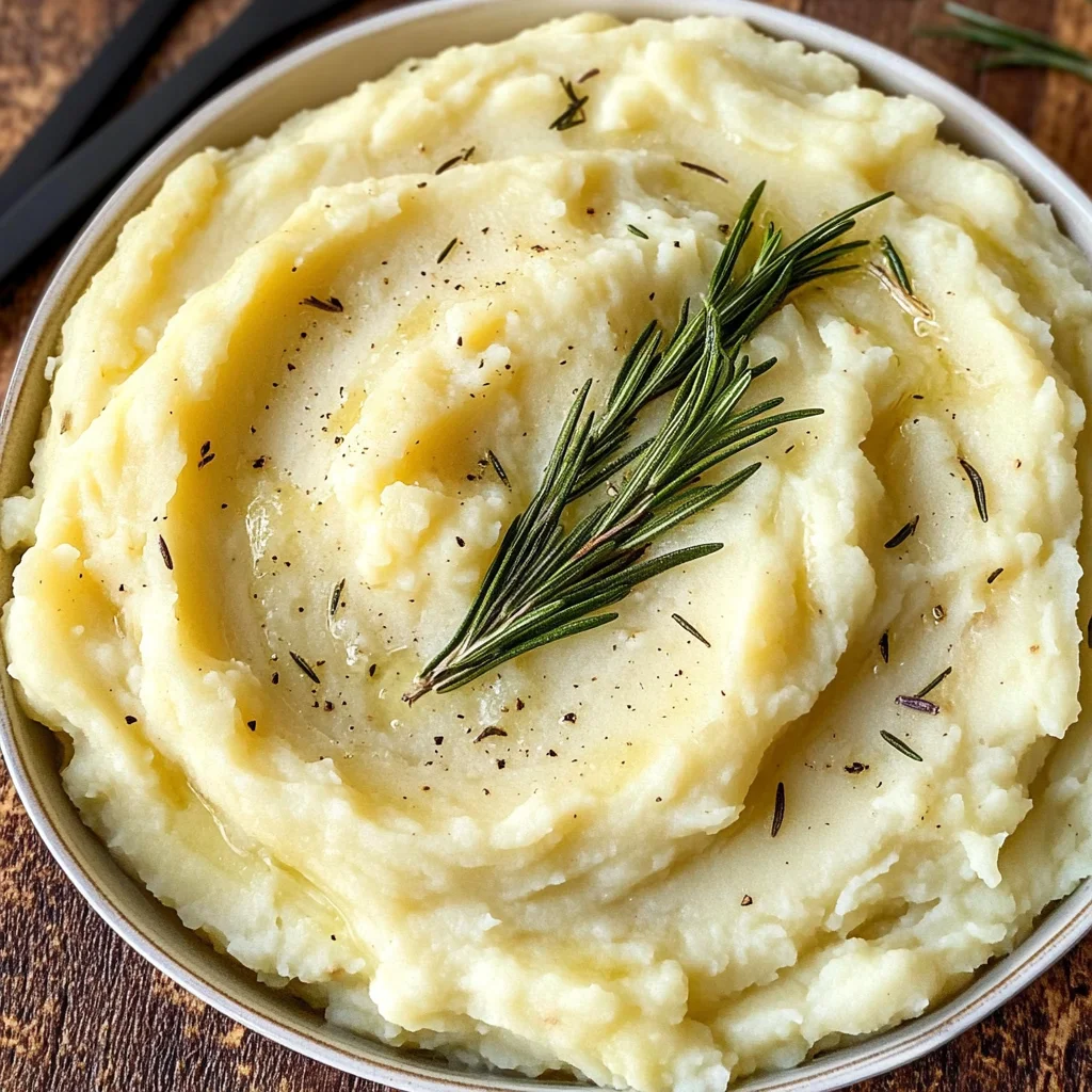 Rosemary Garlic Mashed Potatoes