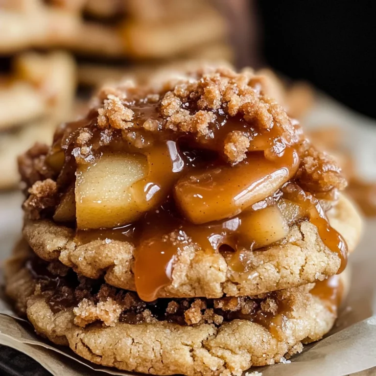Salted Caramel Apple Pie Cookies