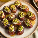 St. Patrick’s Day Treat: Honey Pistachio Ricotta Stuffed Dates