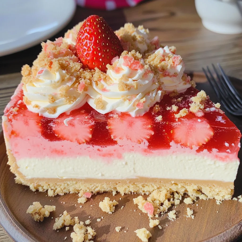 Strawberry Crunch Cheesecake