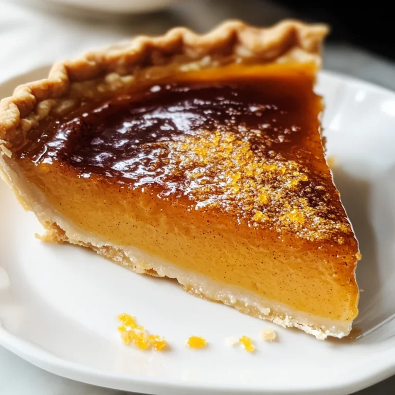 Tasty Pumpkin Pie Brulee with Bourbon Vanilla