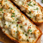 The Viral Chicken Alfredo Garlic Bread I'm Obsessed With