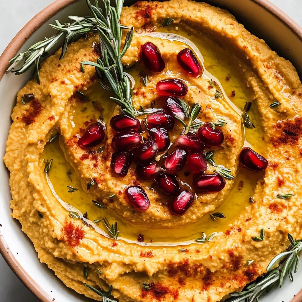 10-Minute Cozy & Creamy Pumpkin Hummus