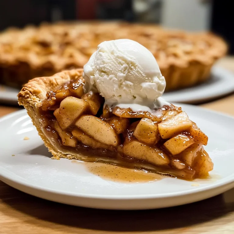 Apple Pie à la Mode (Apple Pie with Ice Cream Recipe)