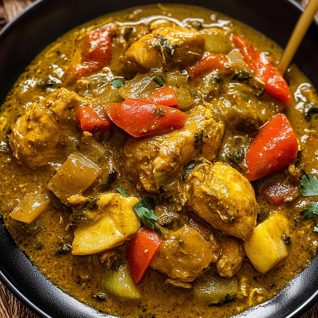 Authentic Jamaican Curry Chicken