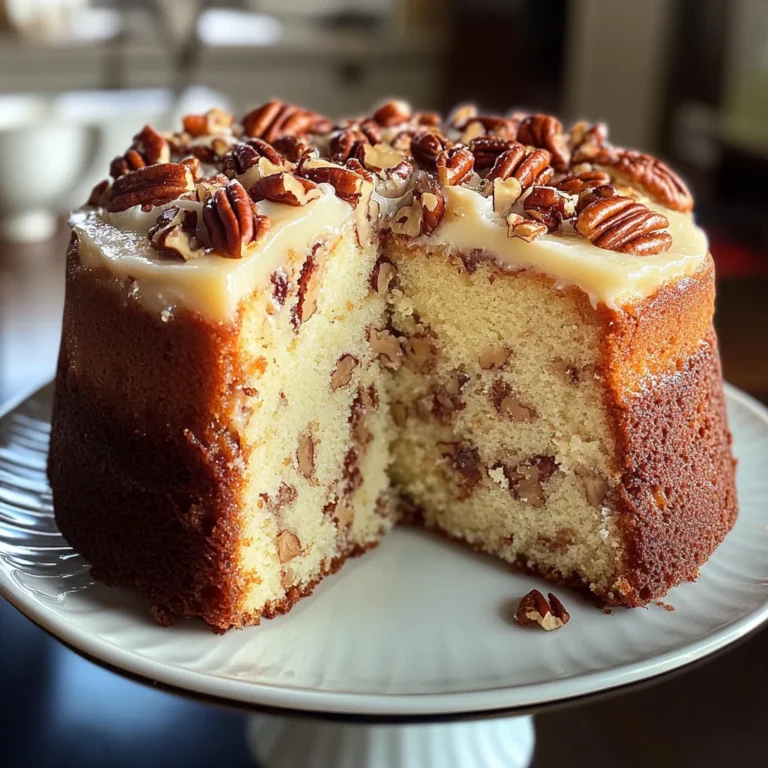 Butter Pecan Pound Cake