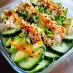 California Roll Cucumber Salad